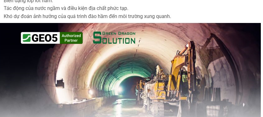 GEO5 hỗ trợ thiết kế công trình ngầm như thế nào? 4